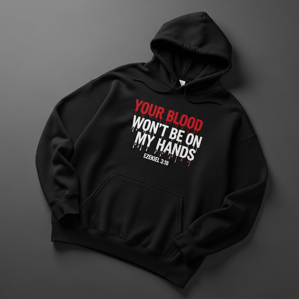 Your Blood Won't Be On My Hands Hoodie