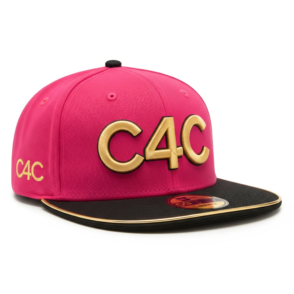 Pink C4C Fitted Cap