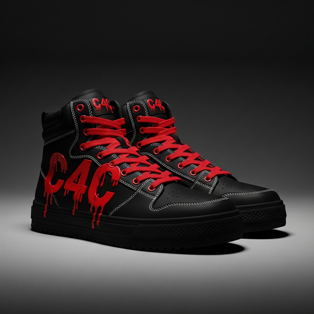 C4C Blood Drip High Tops