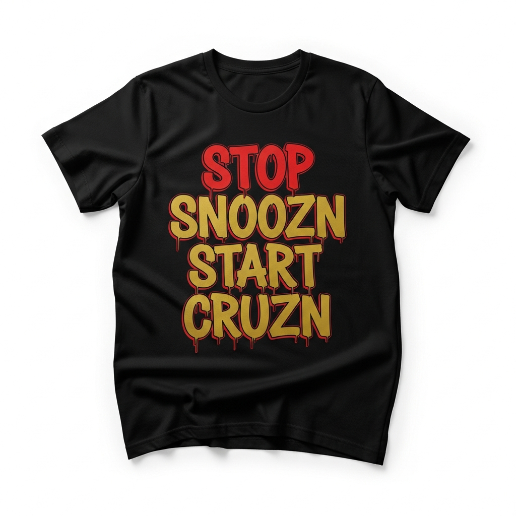 Stop Snooz'N Start Cruz'N Tee