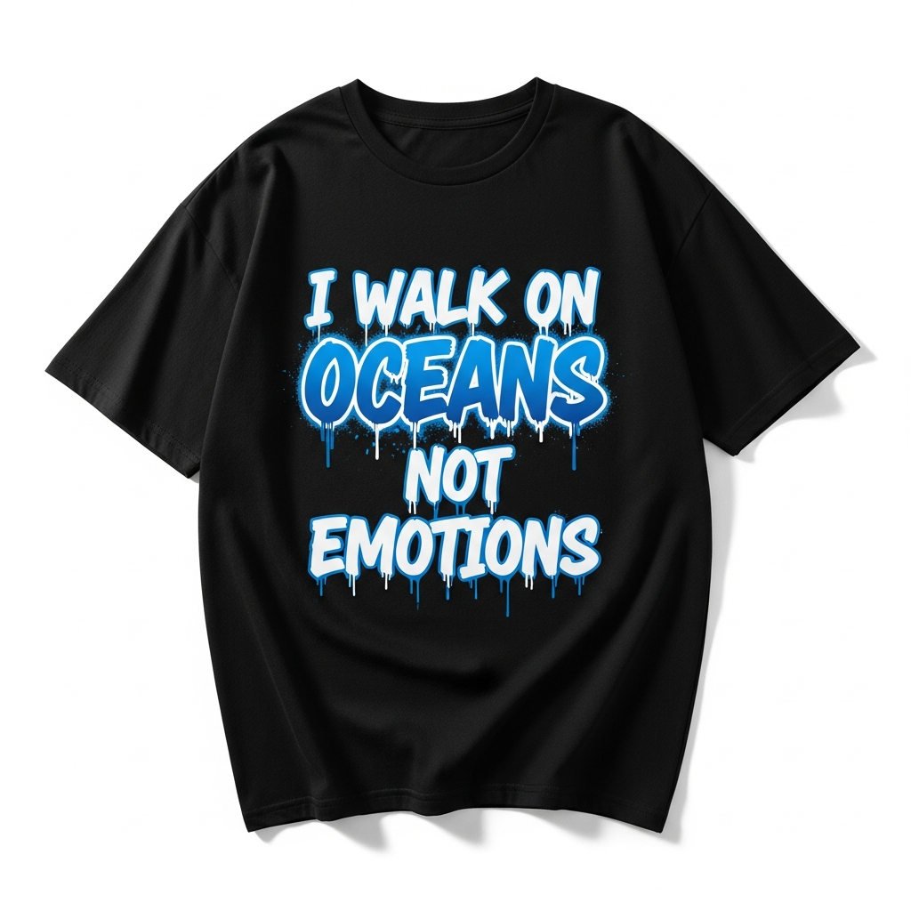 I Walk On Oceans Not Emotions Tee